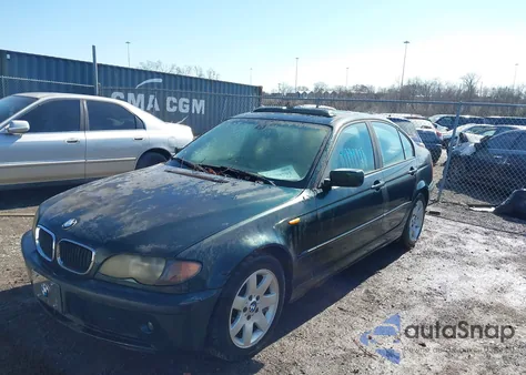 2004 BMW 325I z USA, uszkodzony, nr VIN WBAET37464NJ44617